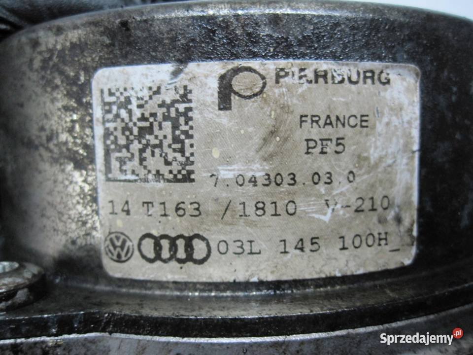 VW CRAFTER 20 TDI 109 15r CKT 03L145100H VACUM świętokrzyskie