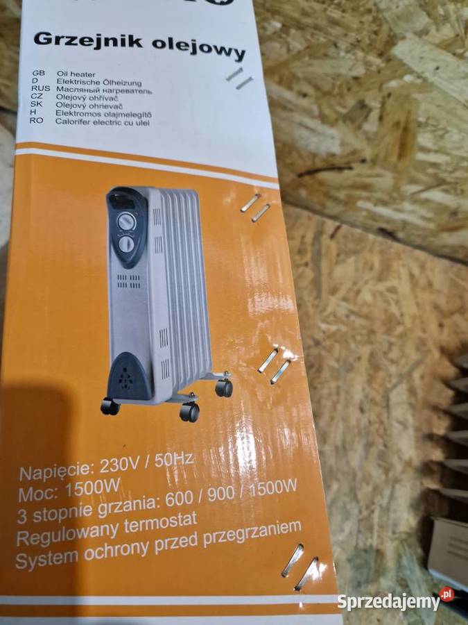 Grzejnik olejowy termostatem 7 żeber 1500W B57 wielkopolskie Głogowa
