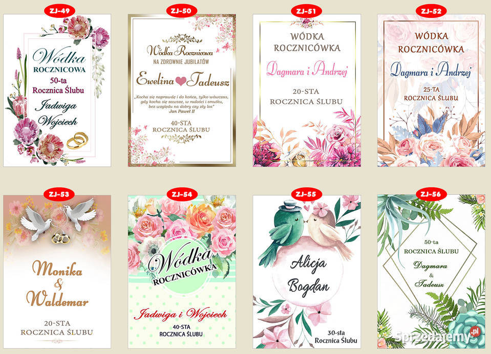 Naklejki Etykiety Nalepki na WÓDKĘ BUTELKI na Dąbrowa Górnicza