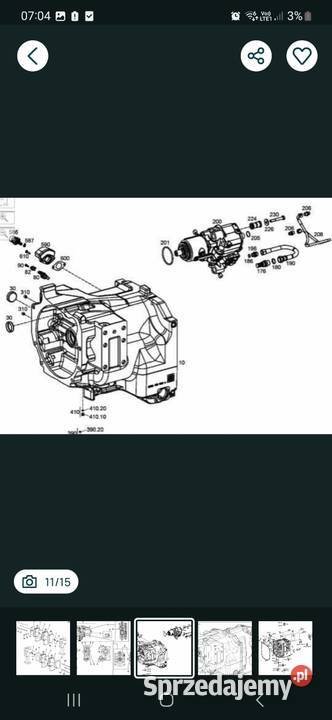 Pompa hydrauliczna Deutz TTVCase Maxx 5120 5130 Sobolew
