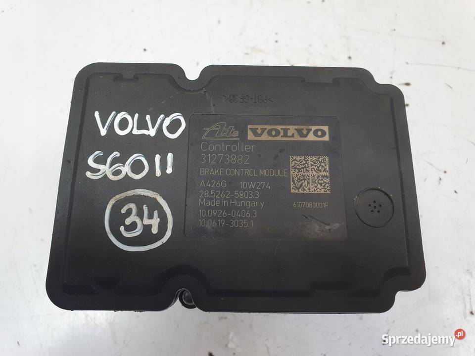 Volvo V60 S60 II POMPA ABS hamulcowa P31273882 Pompy hamulcowe Chełm