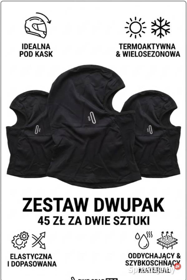 Kominiarka motocyklowa termoaktywna