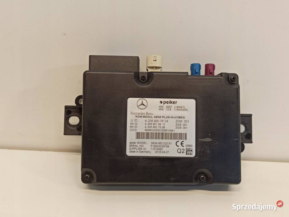 MERCEDES W205 MODUŁ STEROWNIK A2059000624 sprzedam