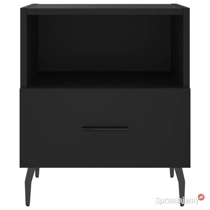 Szafki nocne 2 czarne 40x35x475 WM827471 Warszawa