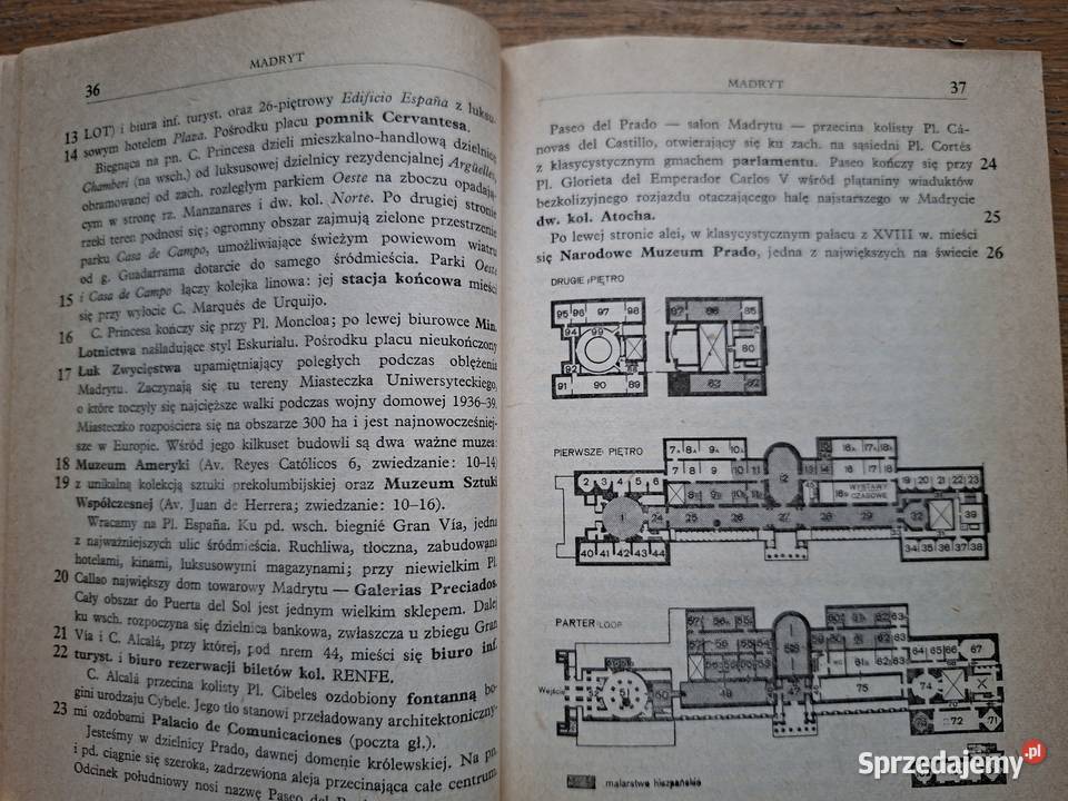 Mały przewodnik Hiszpanii Mapy i przewodniki małopolskie Kraków sprzedam