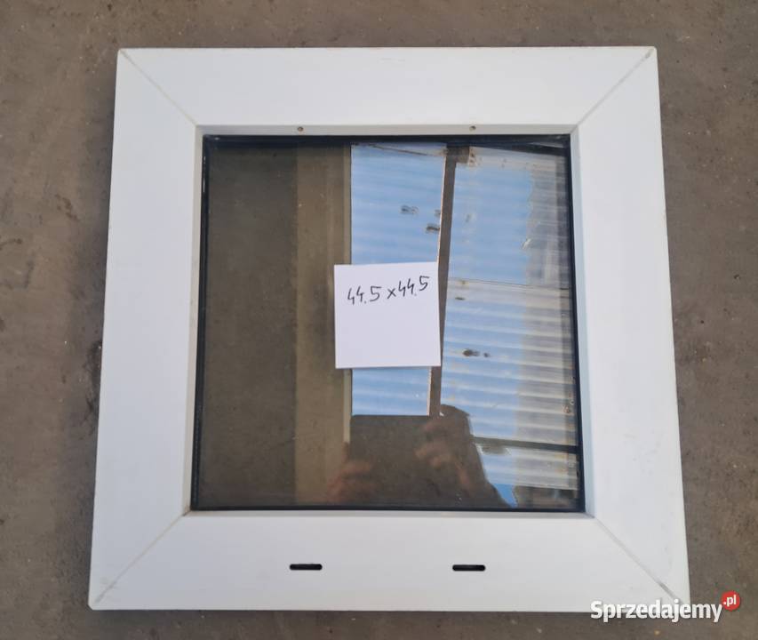 Okno PCV białe 455x455 wielkopolskie Słupca