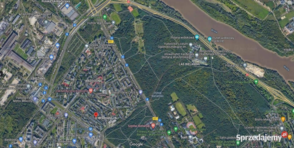 Trzy pokoje na Bielanach Wrzeciono internet Warszawa