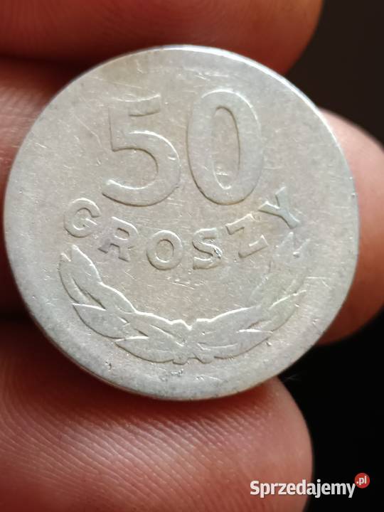 Sprzedam monetę 50 groszy 1957 mała skrętka jjjj lubelskie Chełm sprzedam