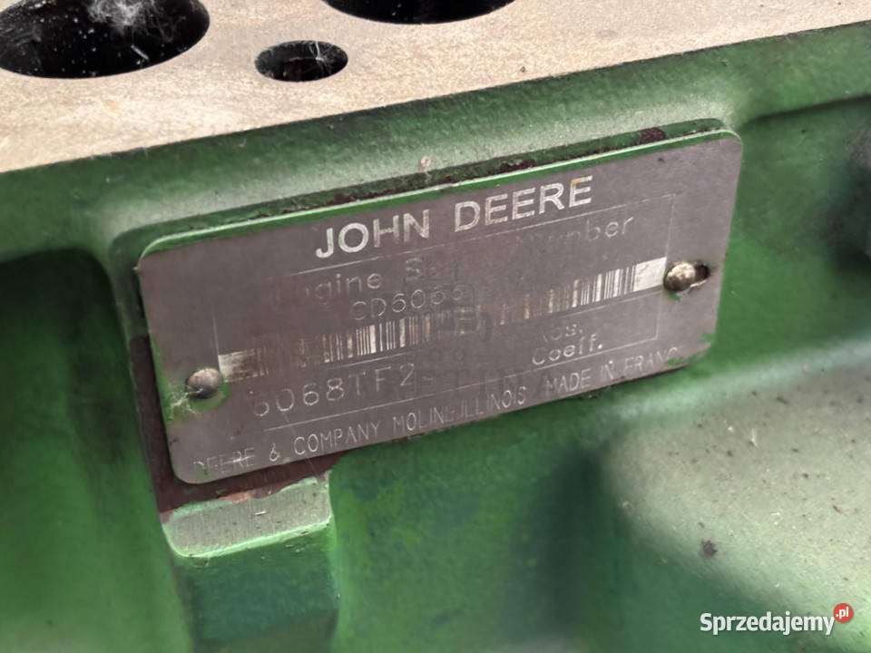 John Deere 6068 6068TF250 R119565 Blok Silnika