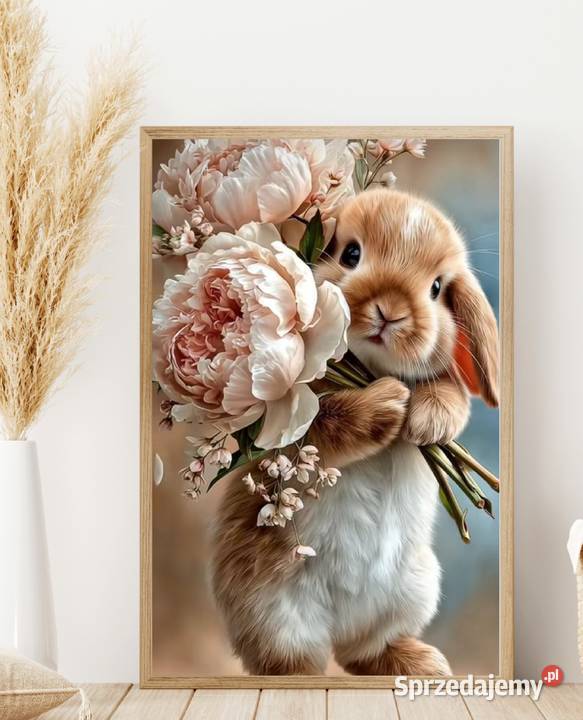 Plakaty króliczki Pozostałe Dom i Ogród Pełczyce