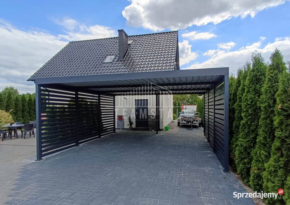 CarPort PREMIUM wiata samochodowa 6x6 dodatkowa Bydgoszcz