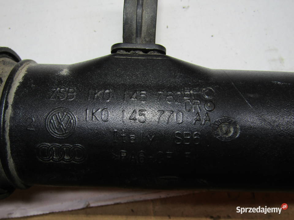 PRZEWÓD DOLOTOWY TURBOSPRĘŻARKI 1K0145762BP Przewody powietrza łódzkie Mysłaków