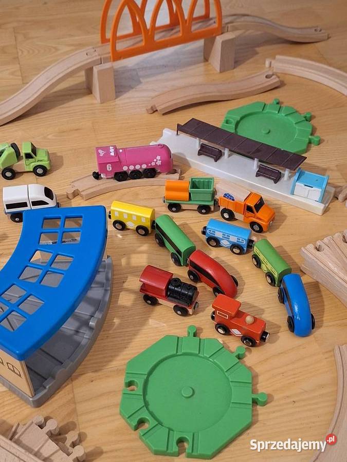 Kolejka drewniana kilka zestawów Kraków