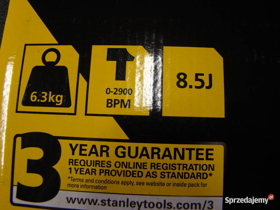 Młot wyburzeniowy STANLEY SDS 85 J 1010W Ref Bielsko-Biała