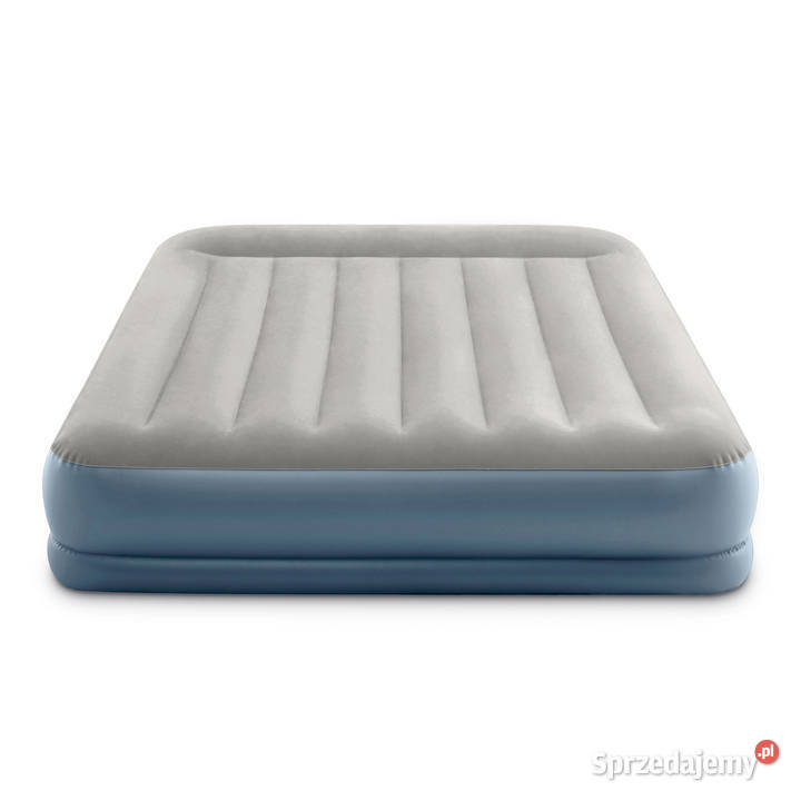 Materac dmuchany 203x152 do spania z pompką