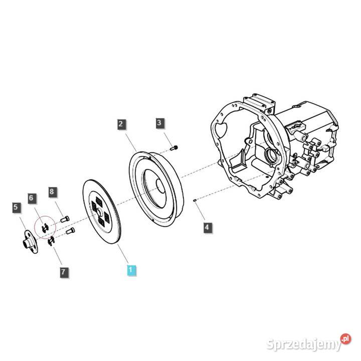 Płytka podkładka blokująca TRG250 LS Tractor podkarpackie Tajęcina