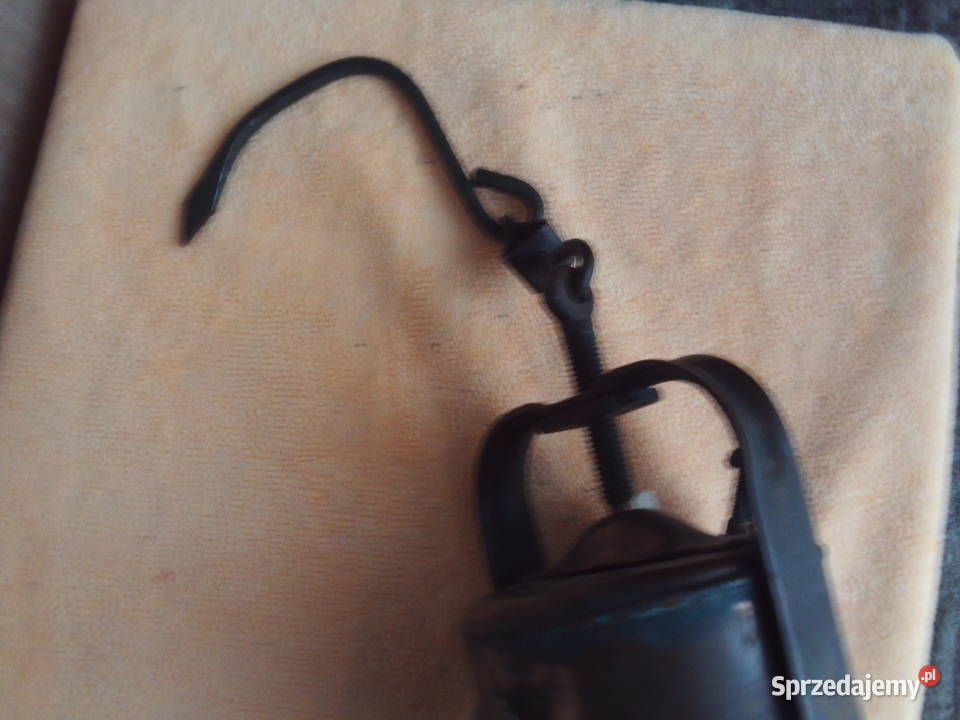 Zabytkowa Polska Lampa MiedzianaRzadkość Kalisz