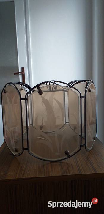 Żyrandol szklanometalowy Warszawa