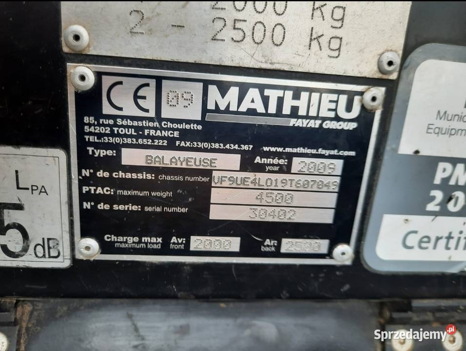 Zamiatarka Mathieu Chełmiec