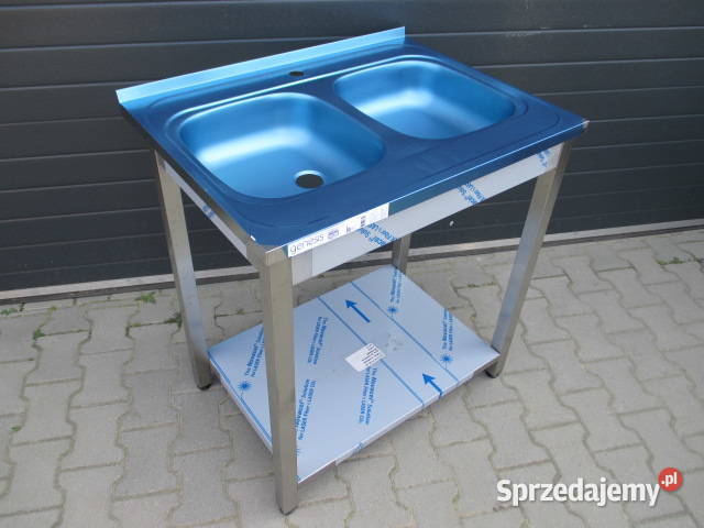 Zlew Gastronomiczny 2 Komorowy Z Półką 806085