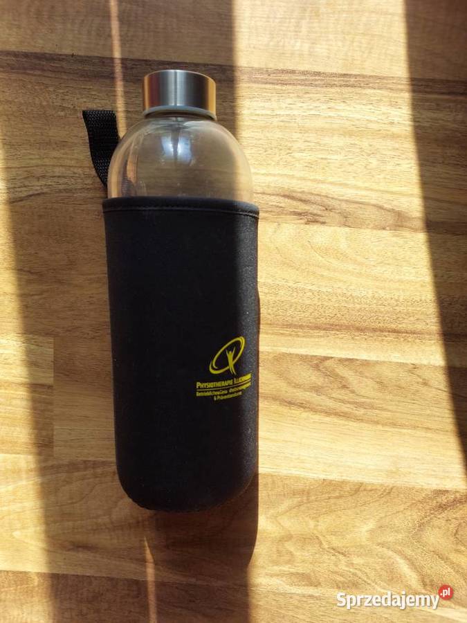 Szklana butelka w ocieplaczu Nowa Wrocław