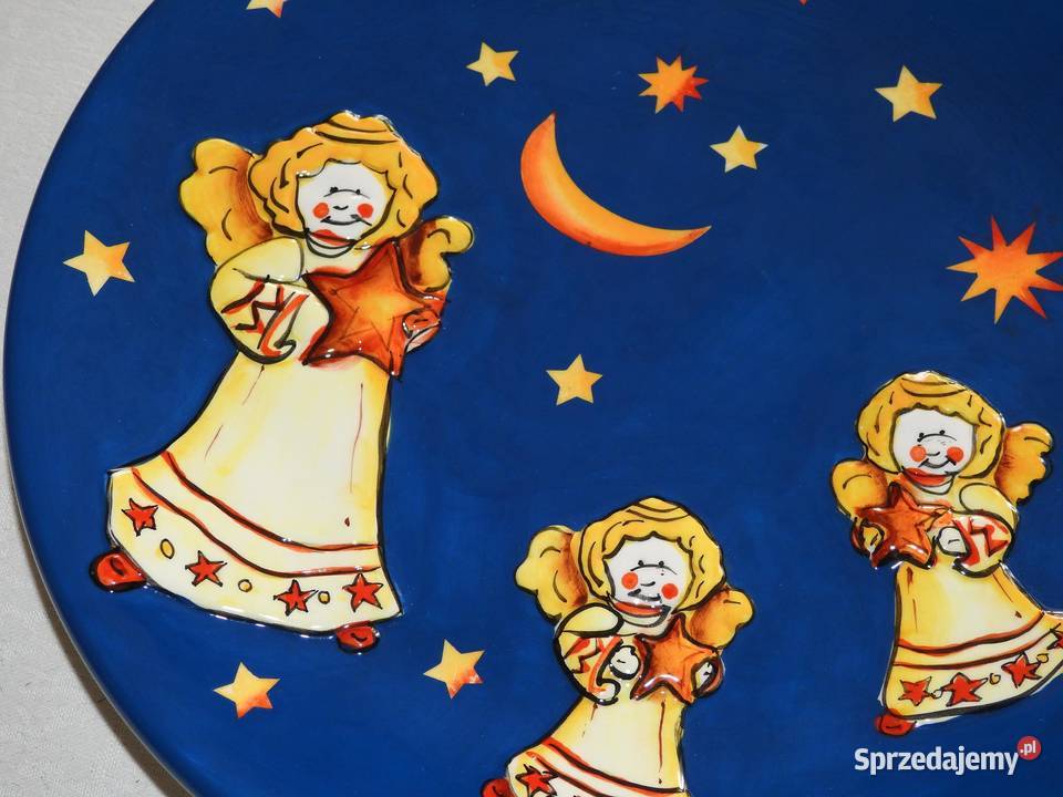 Talerzyk dekoracyjny świąteczny Bożonarodzeniowy Przemyśl