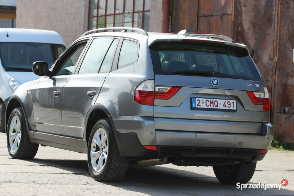 BMW X3 2010r 20 Diesel 177 4x4 napęd PÓŁSKÓRY szary