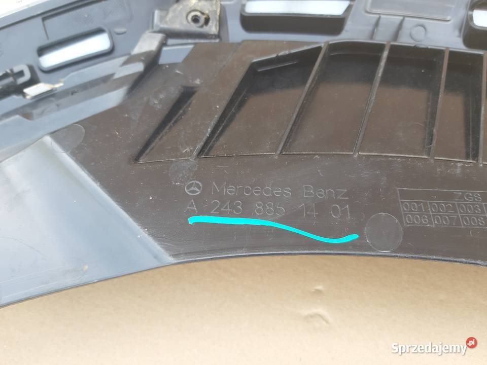 MERCEDES EQA EQB W243 OSŁONA PASA ZDERZAK ATRAPA zderzaki Trzciel