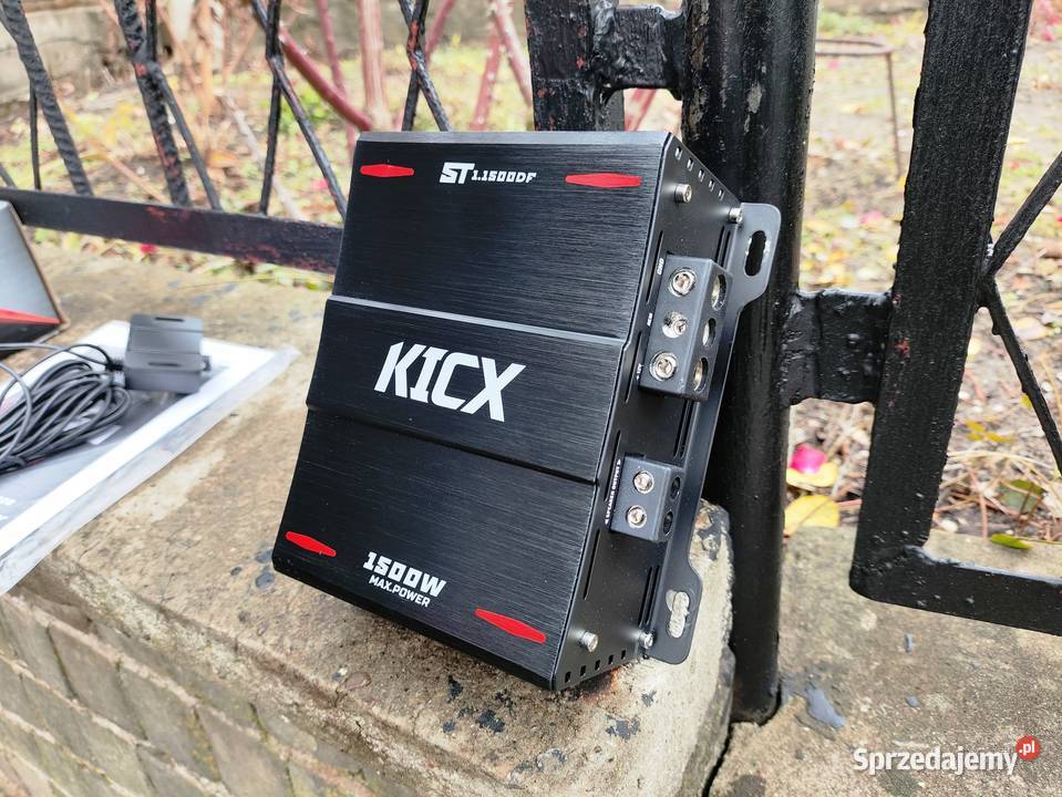 Wzmacniacz samochodowy 1 kanałowy monoblok KICX śląskie Niegowonice