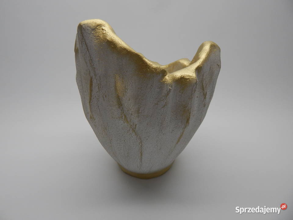 Donica Betonowa 26 Biała Złota