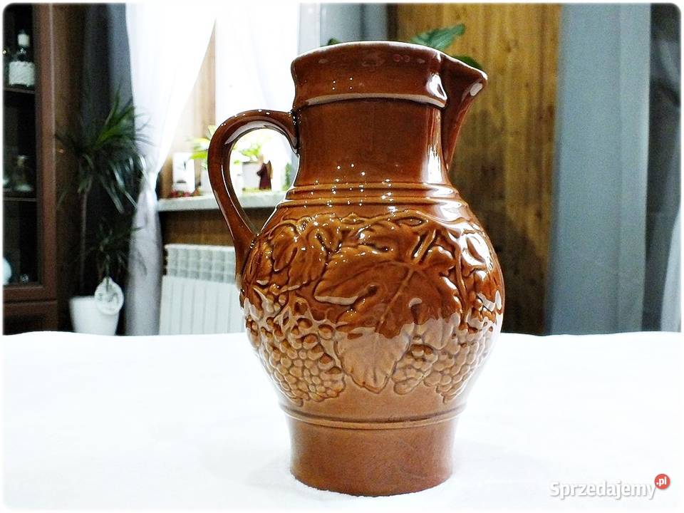 Duży Dzban Dzbanek z uchem GDR Ceramika lubuskie Żary sprzedam