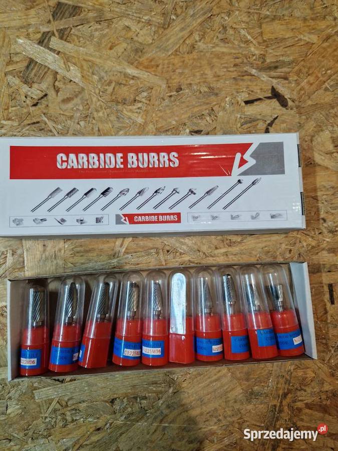 FREZY TRZPIENIOWE DO METALU 12 Larbide Burrs Frezy Głogowa