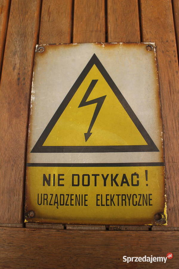 tabliczka metalowa PRL zestaw 6 wielkopolskie Kalisz