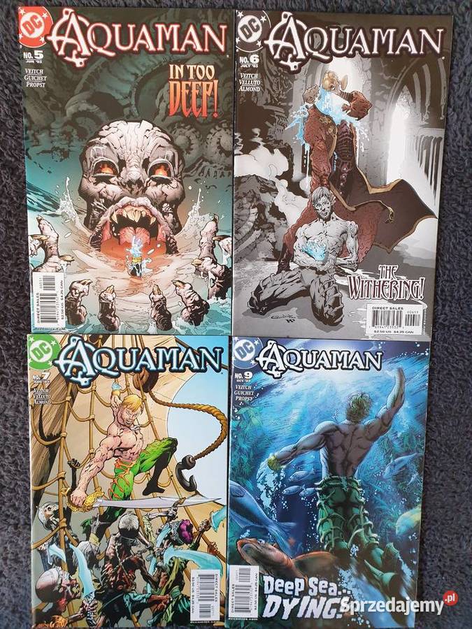 Aquaman 1 zestaw 22 komiksów DC USA Gdynia
