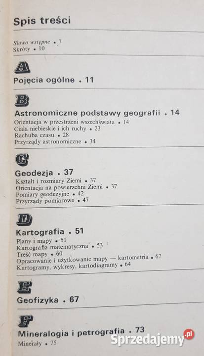 Szkolny słownik geograficzny książka flis album geografia Kielce