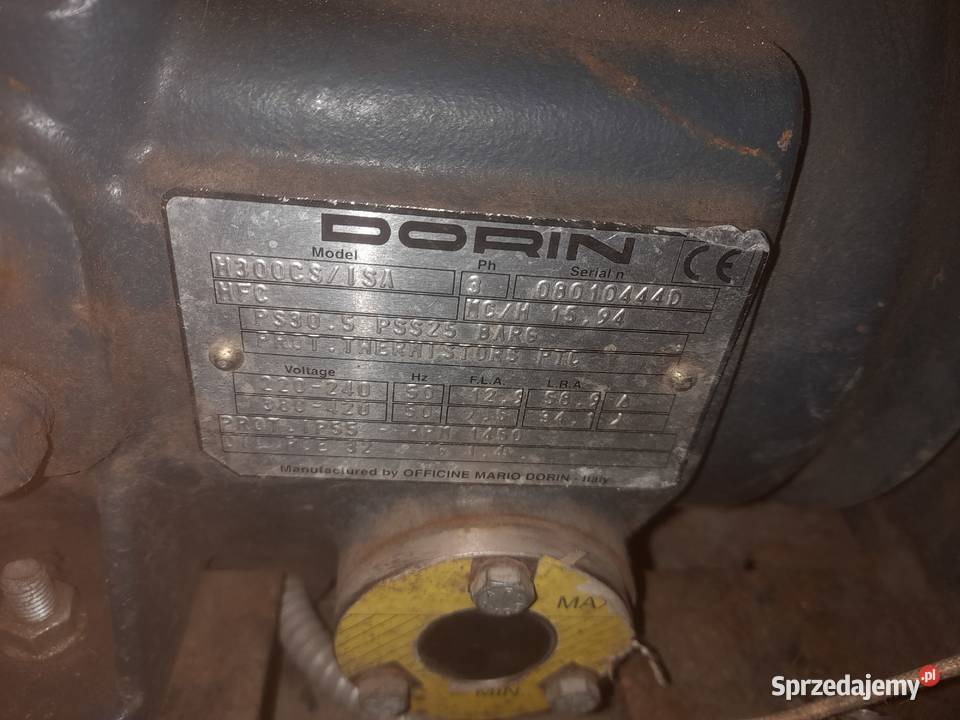 Sprężarka półhermetyczna Dorin H300CSISA Łódź sprzedam
