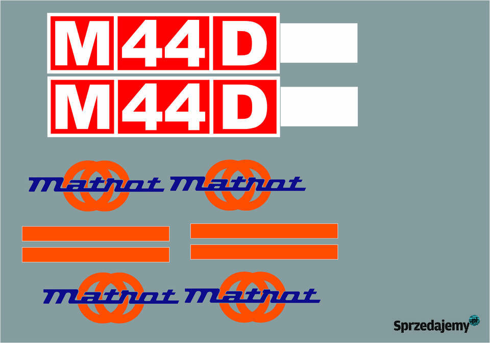 Naklejki Matrot M44D zamienniki Bydgoszcz
