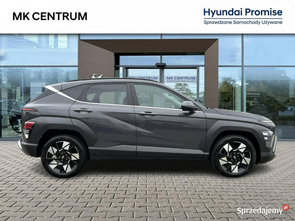 Hyundai Kona 16 GDI 141 HEV Platinum DCT Perłowy gniazdo AUX Piotrków Trybunalski