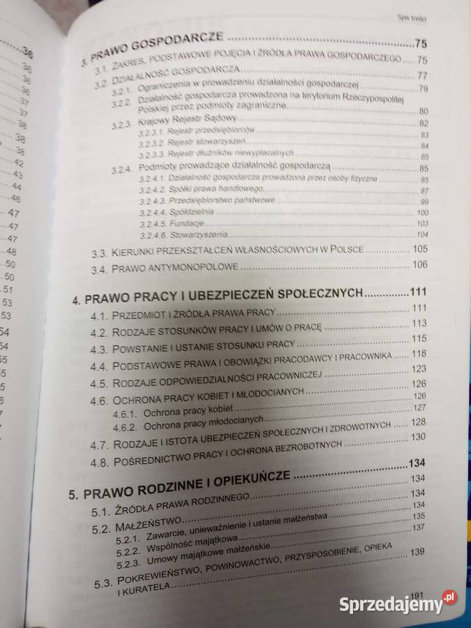 Elementy prawa podręczniki szkolne używane Warszawa