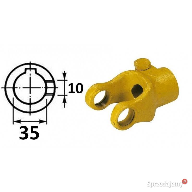 Widłak maszynowy ze śrubą ściskającą 35mm 10022 Kamionna