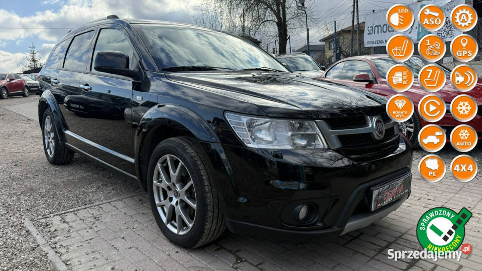 Fiat Freemont 20d Multijet 4x4 black code full nawigacja Gdańsk sprzedam