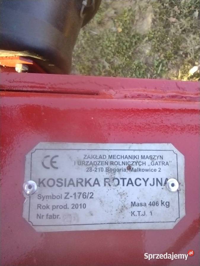 Kosiarka Gatra 185 Rotacyjne Nowa Słupia
