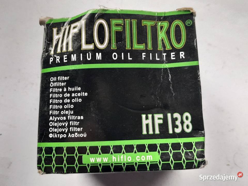 Filtr oleju HIFLO HF138 Suzuki Kawasaki Aprilia Dąbrowa Górnicza