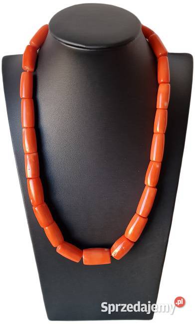 KORAL RÓŻOWY NATURALNY KLASYCZNY NASZYJNIK Częstochowa