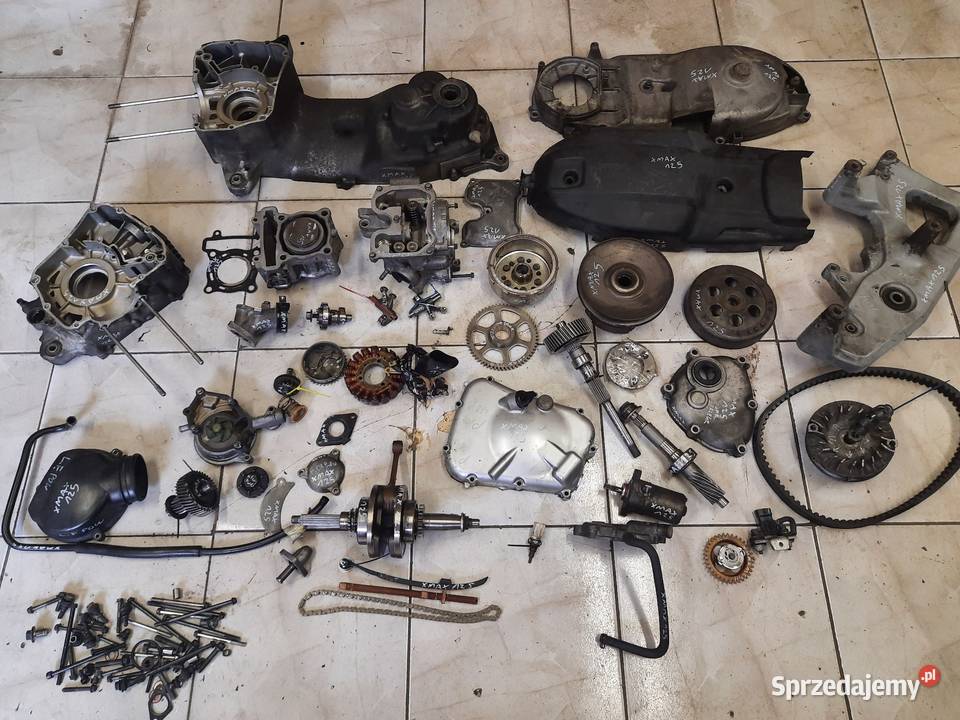 Yamaha XMAX 125 silnik części głowica cylinder sprzedam