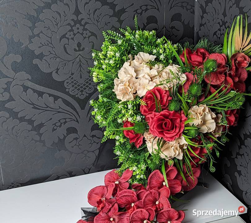Wiązanka nagrobna DUŻA 105 długości Piękna