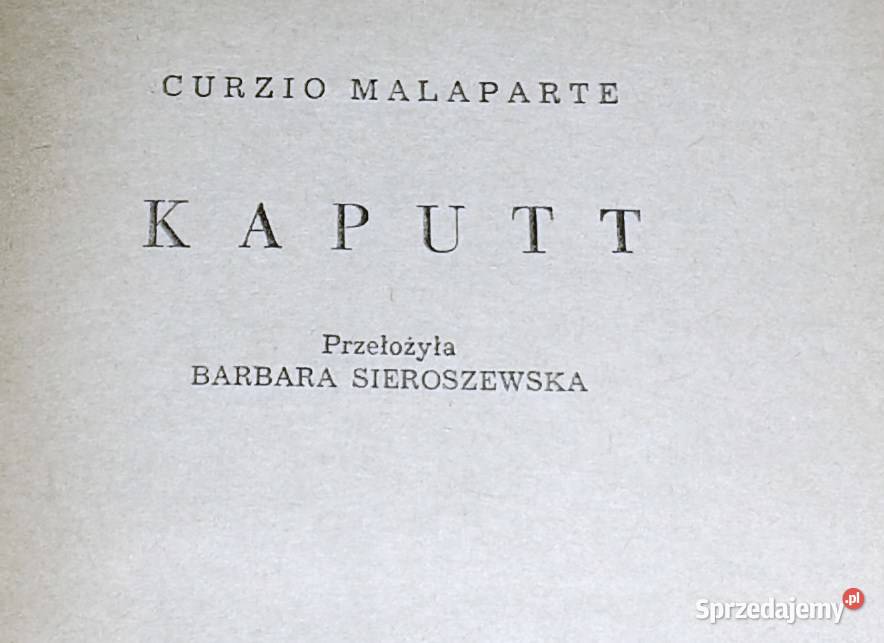 Kaputt Curzio Malaparte lubelskie Chełm