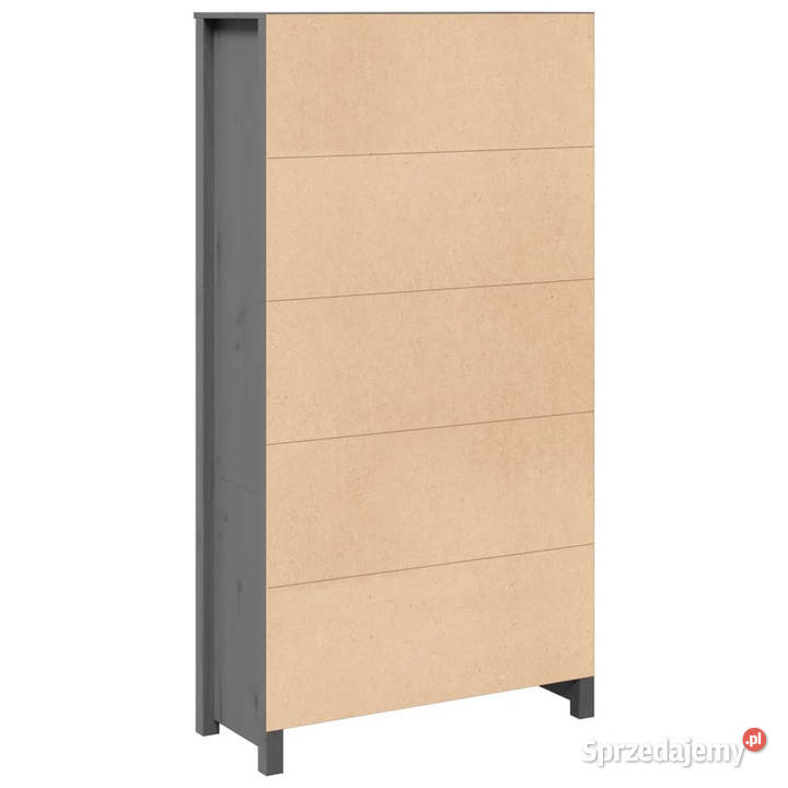 Szafka szara 80x35x154 lite drewno sosnowe Pozostałe mazowieckie Warszawa