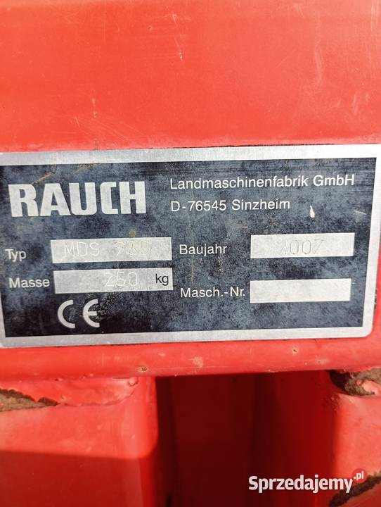 Rozsiewacz rauch MDS 932 kuhn