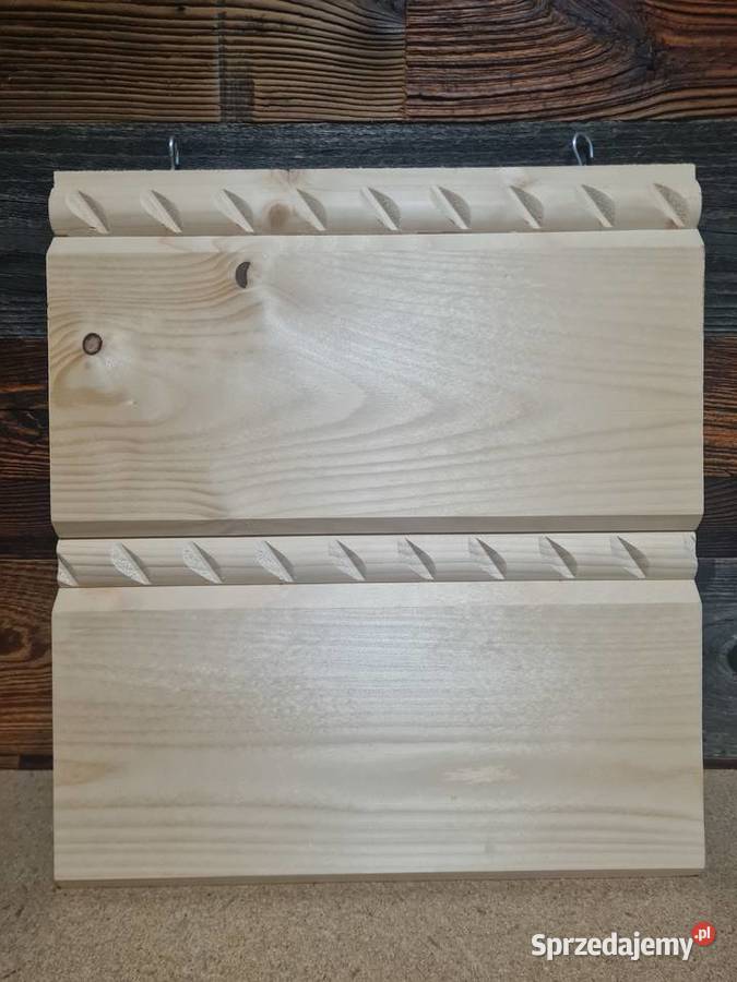 DESKA PŁASKA PÓŁBAL z warkoczem 220x28 PŁAZÓWKA Domaradz